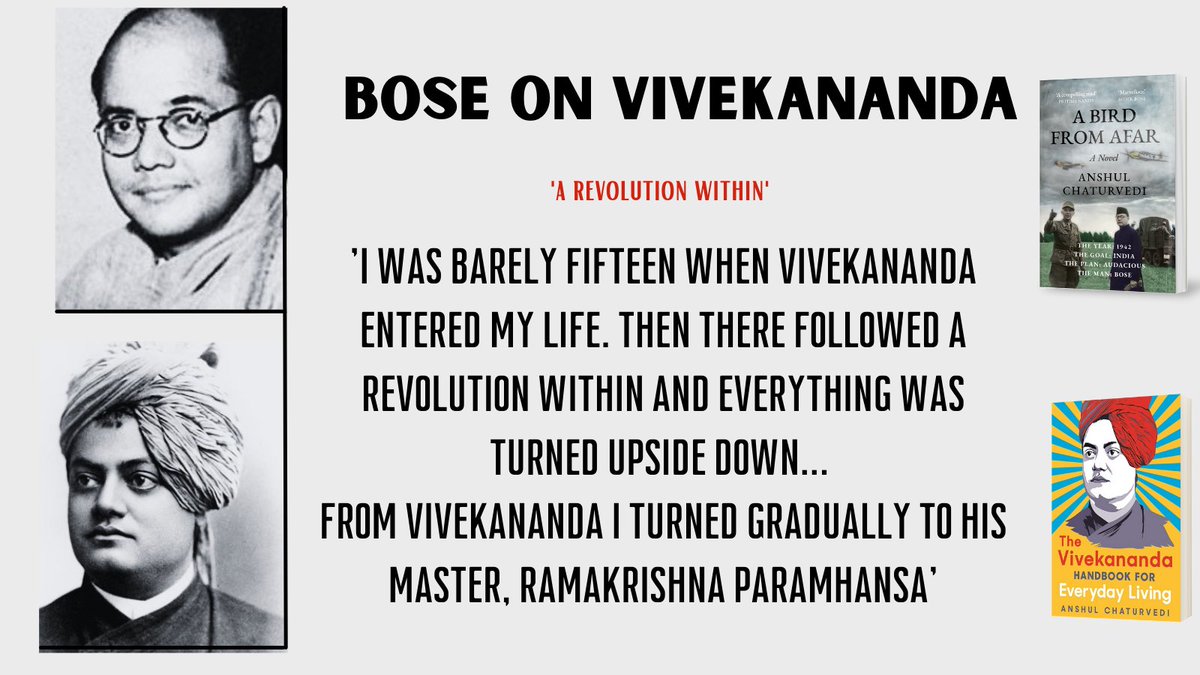 AnshulChaturvdi's tweet photo. This part has always resonated personally, as well
#SwamiVivekananda #Netaji #NetajiSubhasChandraBose 

@Chandrakbose @Suhelseth @TiscaTiscaTisca https://t.co/ZVC1KpPW7A