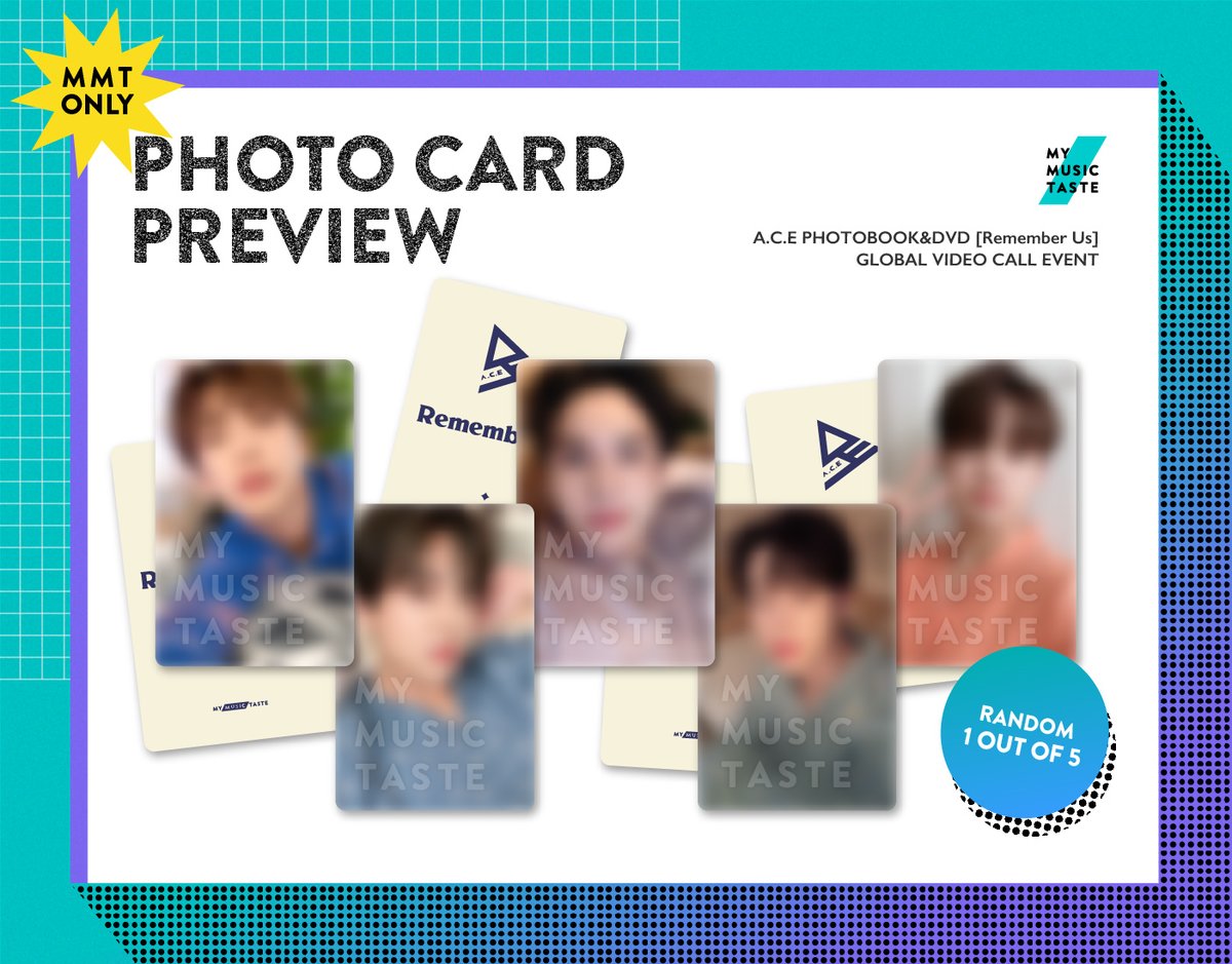 _mmtshop's tweet photo. #CHOICE! You get the first sneak peek👀at the MMT exclusive photocard!🎴
Buy A.C.E PHOTOBOOK & DVD 'Remember Us' to get yours!
👉https://t.co/MDRTgpi5hn
🗓️Available until January 19, 11:59 PM (KST)
📲Join the GLOBAL VIDEO CALL EVENT now!
#ACE #ACE_Fansign with #MMTShop https://t.co/KCpndC5XAT