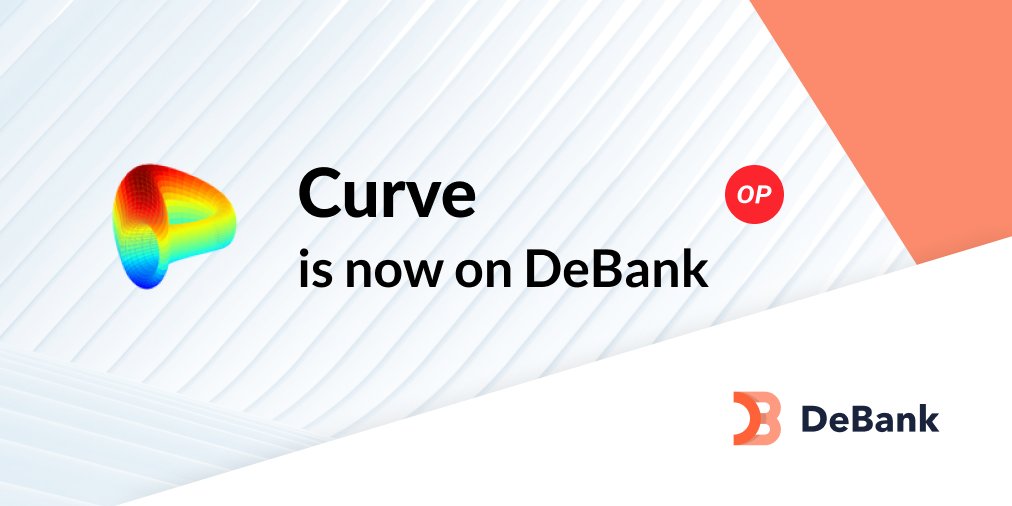 DeBankDeFi's tweet photo. 👉 @CurveFinance's portfolio is now tracked on https://t.co/IEGJ3zLnSg!

(@optimismPBC version) $CRV https://t.co/eFuhWuD7PM
