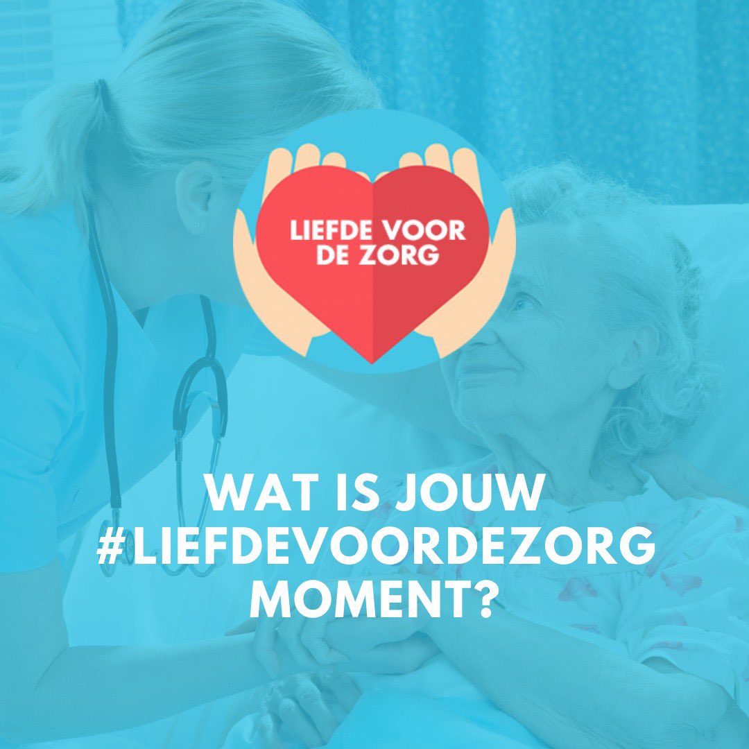 ❤️ Hoe ziet jouw Liefde voor de Zorg eruit?
Deel jouw mooie / grappige / liefdevolle momenten als werknemer in de Zorg. Wie weet delen wij jouw foto of video aan onze volgers.
 
Doe je mee? Stuur jouw moment door via een privé bericht. #LiefdeVoorDeZorg