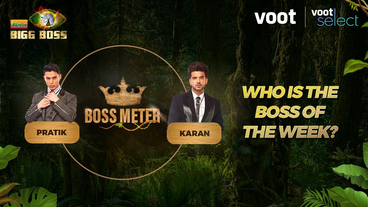 VootSelect's tweet photo. Do kaabil contestants, trophy jeetne ke liye hai full on game mode mein! 🙌 Par kaun banega inme se “Boss of the week”?
To vote, comment with the unique hashtags of the contestants 👉

#KaranIsTheBoss
#PratikIsTheBoss

#BiggBoss15OnVoot #BiggBoss15LiveOnVoot #BiggBoss24HrLive https://t.co/Z7uHr2sfjU