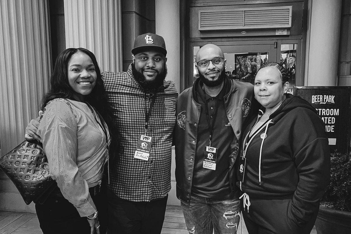 redstonegeneva's tweet photo. Got to fellowship with Prime Protection STL (another Black Owned Firearm Husband &amp; Wife team) here at #shotshow2022 https://t.co/zW2x4BvGjt
