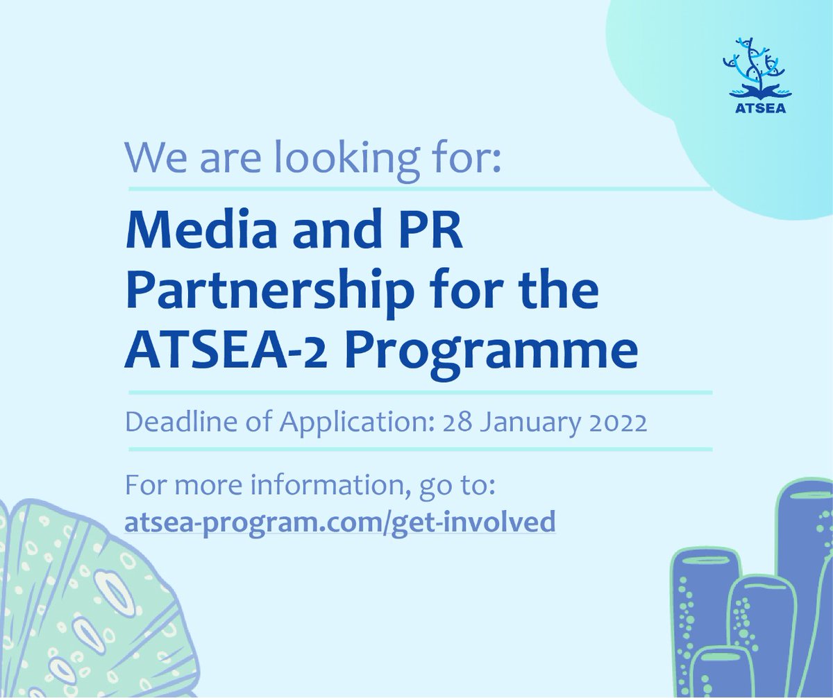 Media and PR Partnership for the ATSEA-2 Programme The GEF/UNDP/PEMSEA ATSEA-2 Programme is seeking to engage with a highly professional media and PR agency with proven experience and capacity to reach international media and leading national media in the ATS region.
