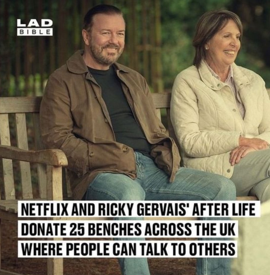 spyfan7262's tweet image. This is a wonderful gesture, thank you @rickygervais and #AfterLife team