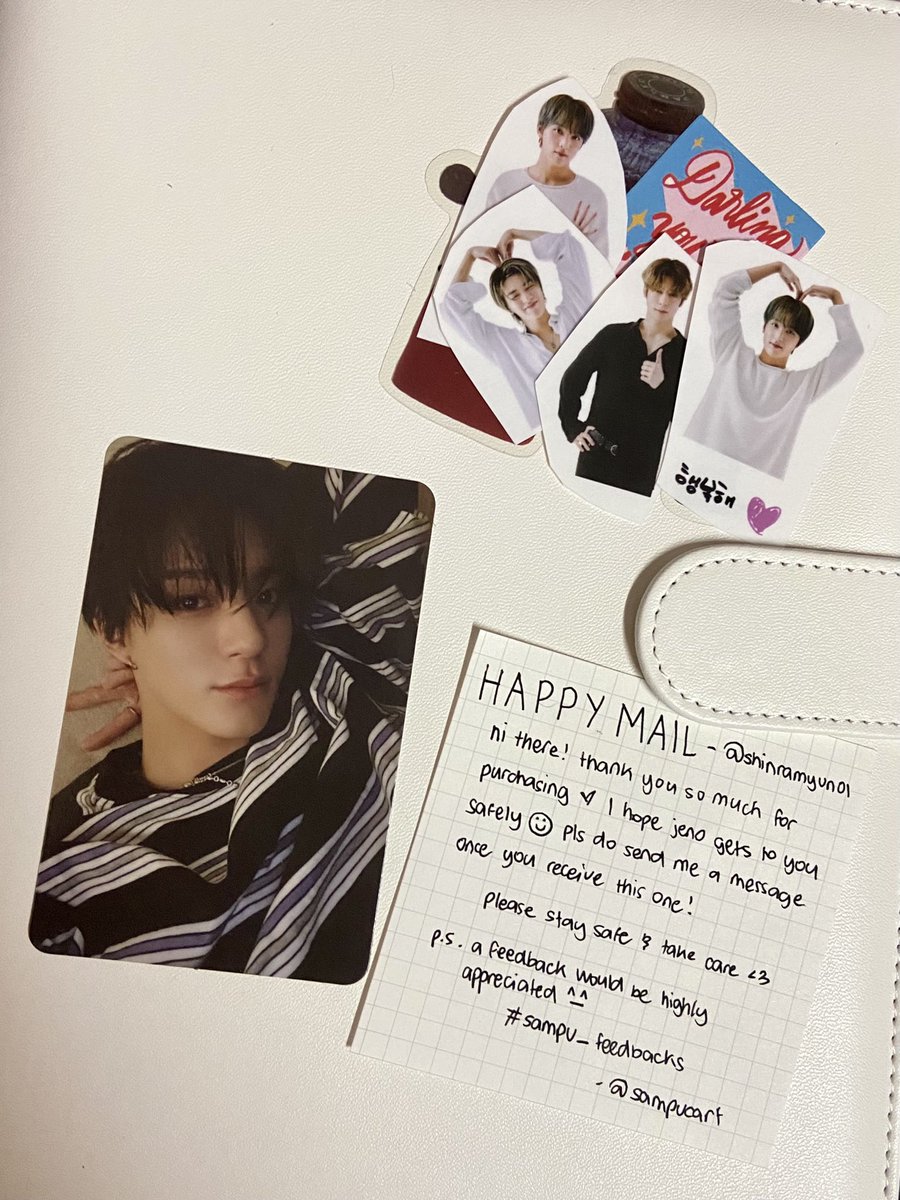 ryuwhiskers's tweet photo. — #jae_happymail

jeno boring is home na!!! super kinikilig ako huhu thank u so much for the secure packaging kahit free pf, pati sa freebies 🥺 til our next transaction <3

@sampucart 
#sampu_feedbacks https://t.co/pwGeEFjJ9u