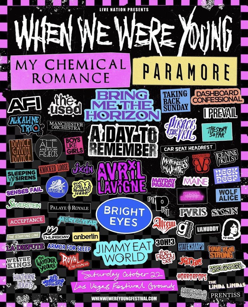 jntmrngk's tweet photo. this lineup my 15 year old self wouldve cried to see https://t.co/kz6YCJRRQU