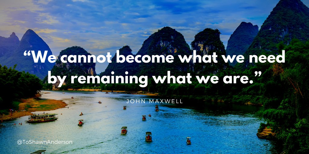 SOAR to the Top! (@soartothetop) on Twitter photo “We cannot become what we need by remaining what we are.” <a href="/JohnCMaxwell/">John C.Maxwell</a>
#quotesoftheday #quotes #quotestoliveby #dailymotivation #quote #motivational #defstar5 #success
#JoyTrain #SuccessTRAIN #makeyourownlane #ThinkBIGSundayWithMarsha “We cannot become what we need by remaining what we are.” <a href="/JohnCMaxwell/">John C.Maxwell</a>
#quotesoftheday #quotes #quotestoliveby #dailymotivation #quote #motivational #defstar5 #success
#JoyTrain #SuccessTRAIN #makeyourownlane #ThinkBIGSundayWithMarsha