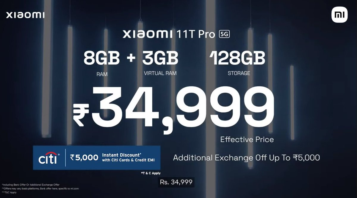 neiltwitz's tweet image. #Hyperphone #Xiaomi11TPro specs and features in a nutshell.

Great package, value, launch offers and competes well with the latest @OnePlus_IN 9RT keeping it under ₹40000  (&amp;lt;US$550) segment.

+ addl upgrade ₹5000 ($70) discount!!

#HyperchargeRevolution