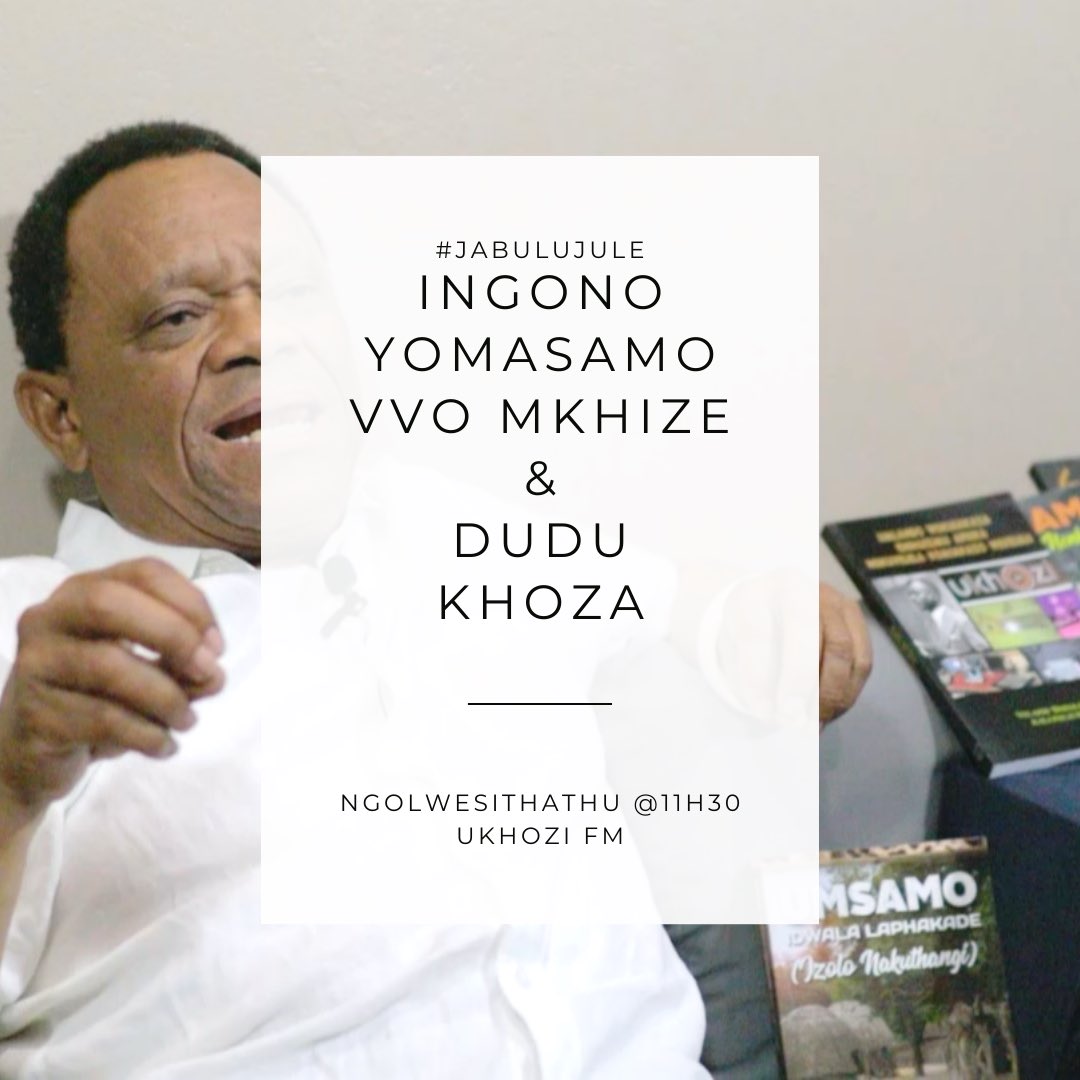 UmsamoInstitute's tweet photo. Thokoza,

UDokotela uMkhize (@VVOMkhize) kanye noDudu Khoza (@ladydwabantu ) basazotholakala ukuthi basakaze uhlelo Ingono Yomsamo. Yenza isiqinisekiso ukuthi wena nomndeni wakho aniphuthelwa #jabulujule ngoLwesithathu ekuseni ligamenxe ihora leshumi nanye - 11:30. 
@ukhozi_fm https://t.co/nsYKr1VsTn