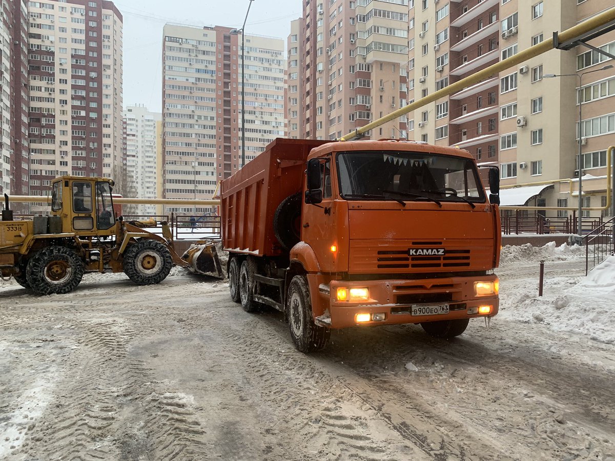 Чистка и вывоз снега ул. Ерошевского 18