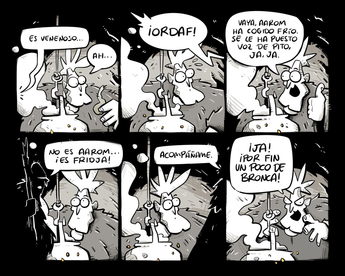 CursedLute's tweet photo. 🇪🇸 Toro Will. Página 38.
#comics #webcomics #webcomic #cartoons #comic #humor #humour #comicartist #dnd #rpg #adventure #barbarian https://t.co/2aZA9r7ULh