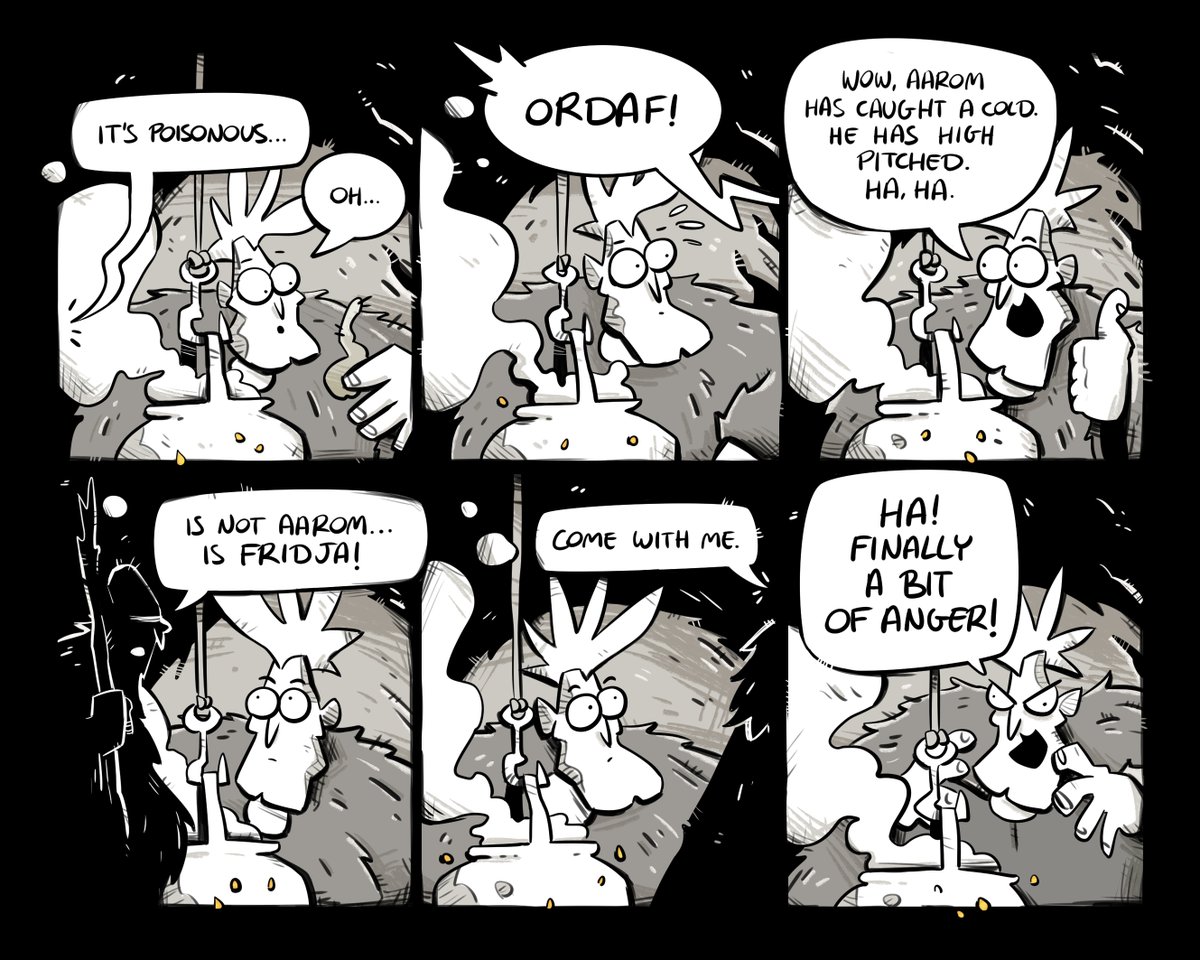CursedLute's tweet photo. 🇬🇧Will the Bull. Page 38.
#comics #webcomics #webcomic #cartoons #comic #humor #humour #comicartist #dnd #rpg #adventure #barbarian https://t.co/4FXPesILQs