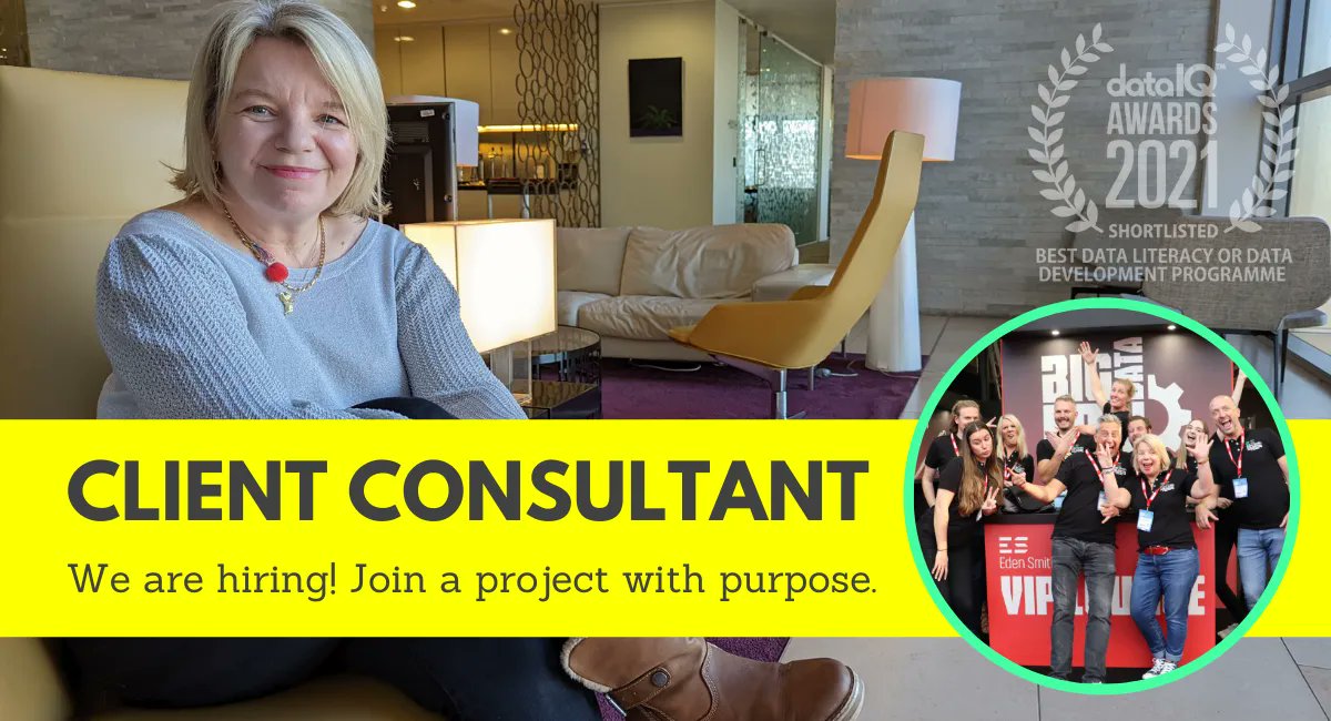 edensmithltd's tweet photo. When we established the #NurtureProgramme, in 2017, it was a pioneering initiative and one that we wanted to do to #giveback to the #datacommunity. It is our #purpose. We continue to grow, listen and evolve and we are now #hiring.
https://t.co/n6gzRkPWsc
#businessdevelopment https://t.co/oZcmQ5CIap