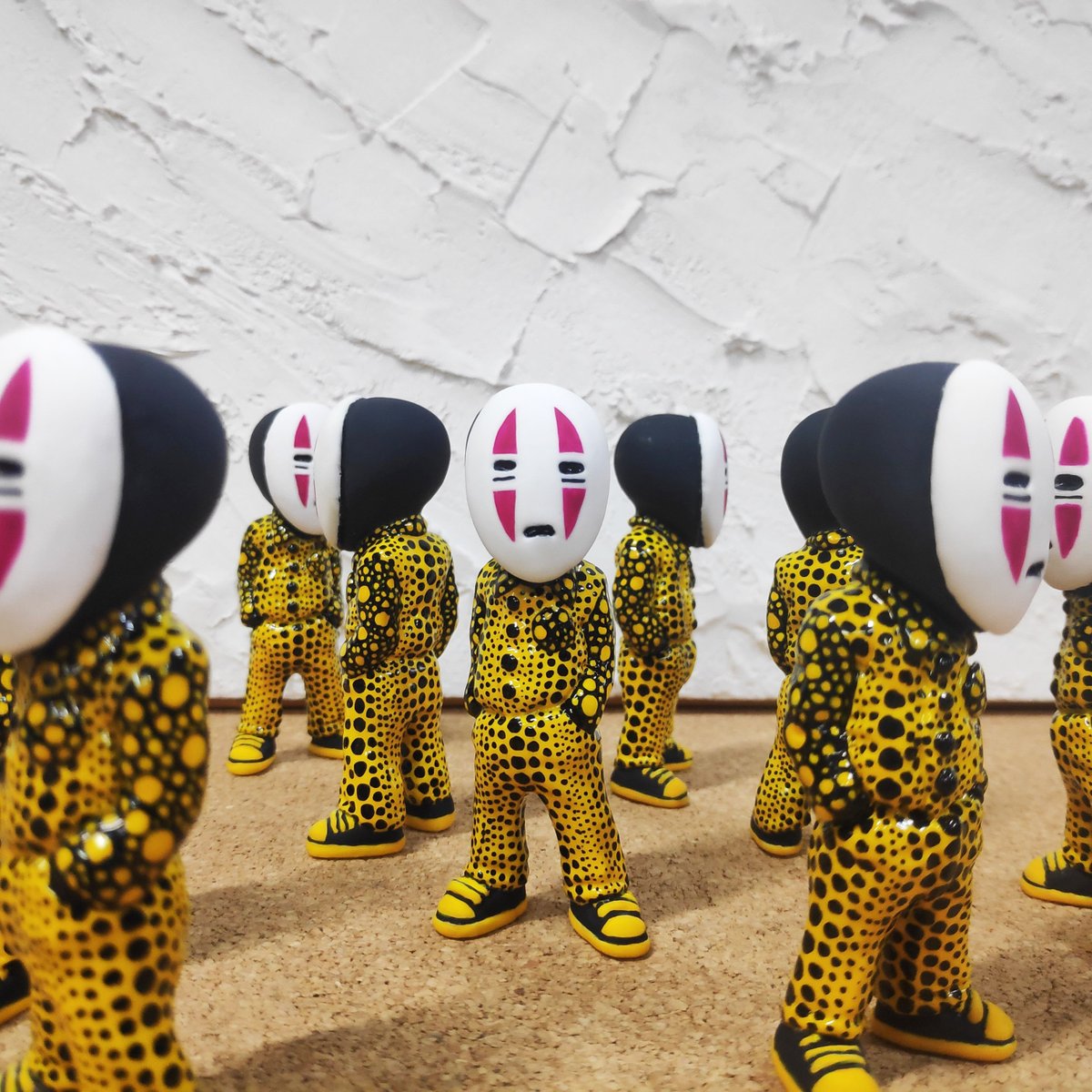 Mirffu1's tweet photo. GM, want to share my new collection on @objktcom.

Face Family
This person has multiple personalities, but all of them have one thing in common: they're all wearing a Kaonashi mask (character from Ghibli).

But each one of 'em also has different obsession of their own

#FFUspace https://t.co/iRhlMmte51