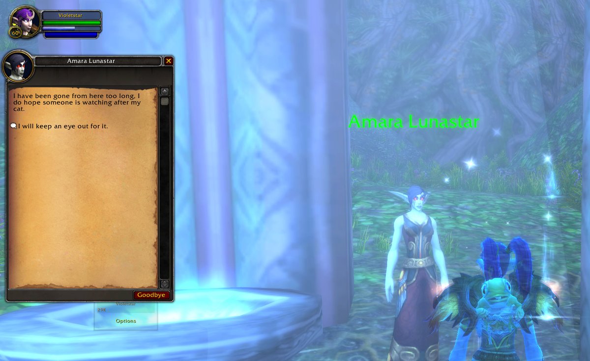 MsLexiBae's tweet photo. Next up on my #WoWSecrets adventure: Obtaining Jenafur, a fluffy feline battle pet.
https://t.co/jVyAtAx7Et https://t.co/04fEoiZqME