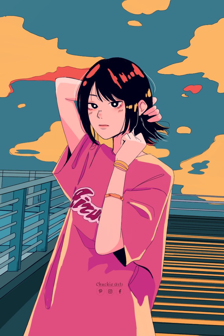 Chuckiecute's tweet photo. I used justina xie as reference

#illustration #digitalart https://t.co/Cp97fUcAD7