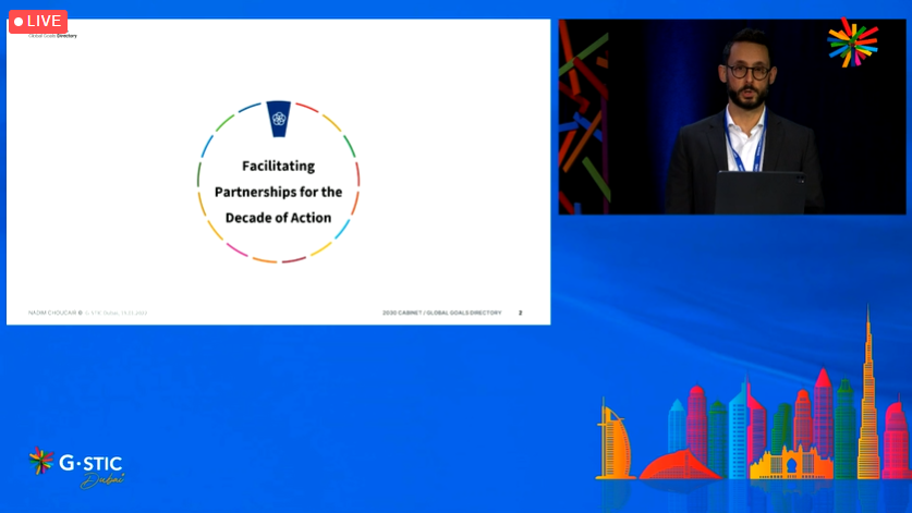 GSTICseries's tweet photo. Follow livestream 1 for the session ‘Mobilizing innovation #ecosystems to achieve the mission economy’, facilitated by Nadim Choucair (@Nadim_ch), Founder @2030Cabinet & co-founder #GlobalGoalsDirectory
🔴 https://t.co/IKJKYR3VnV
#GSTICDubai #GSTIC #SDGs https://t.co/3yNdb3MKjT