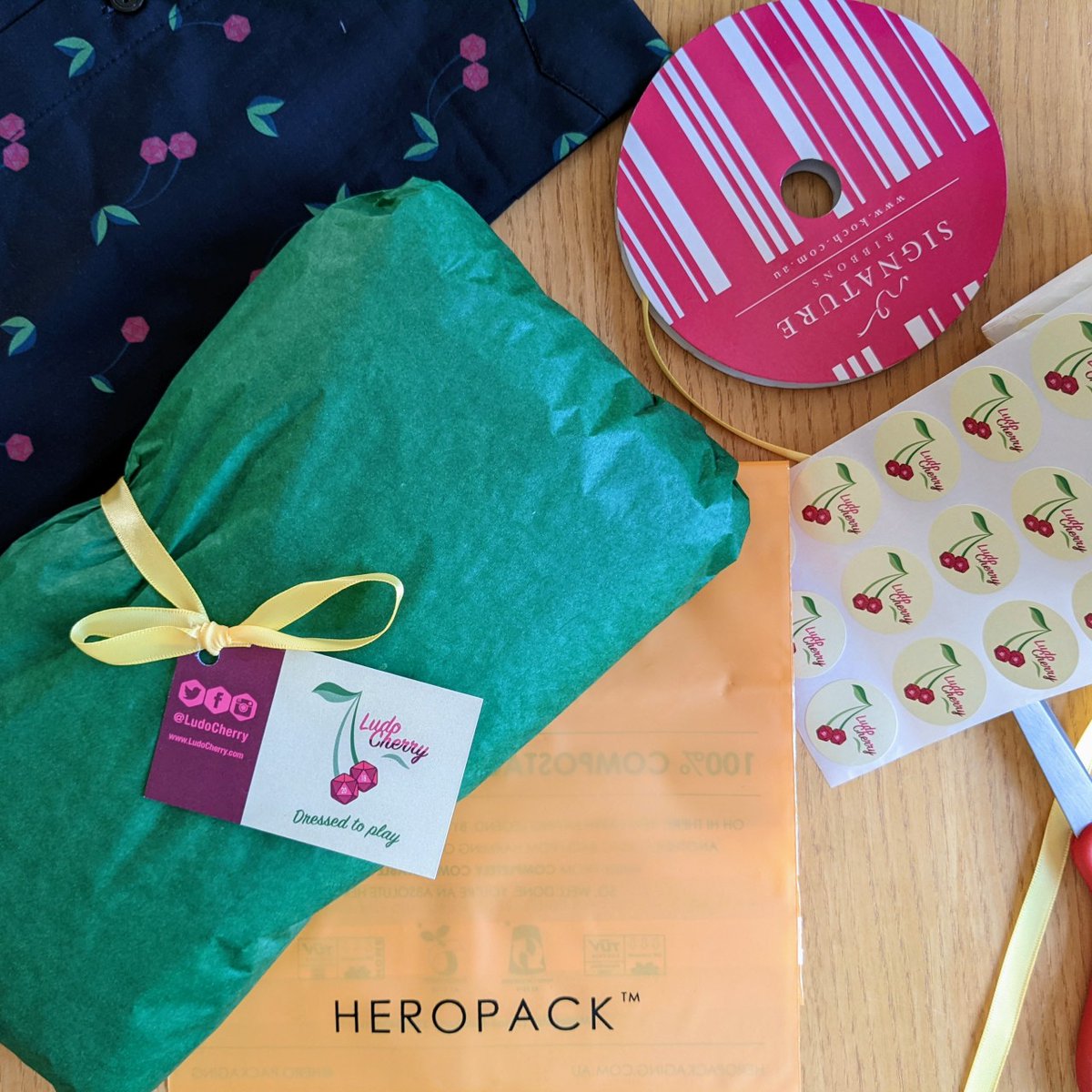 Fulfilling an order for Sarah today - one Signature Skirt on its way 🥰