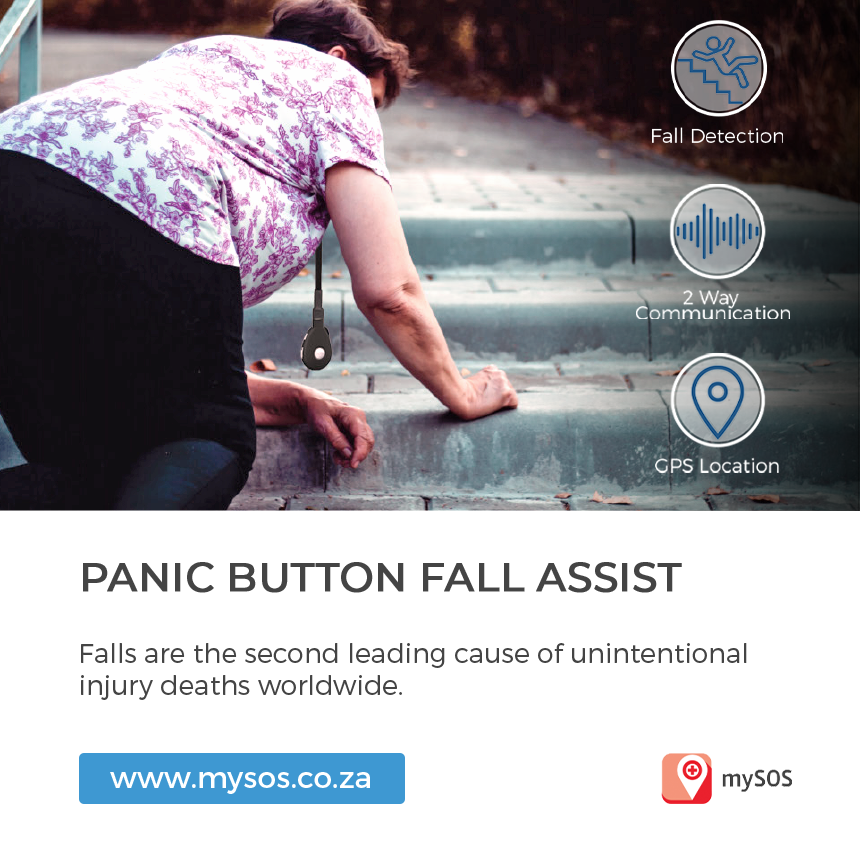 Slips, trips, and falls are a leading cause of accidental deaths. 

The mySOS mobile panic button comes with a variety of life saving features; one of them is fall detection.

Get yours today: ed.gr/duv5c or contact us on support@mysos.co.za or +2773 367 7315