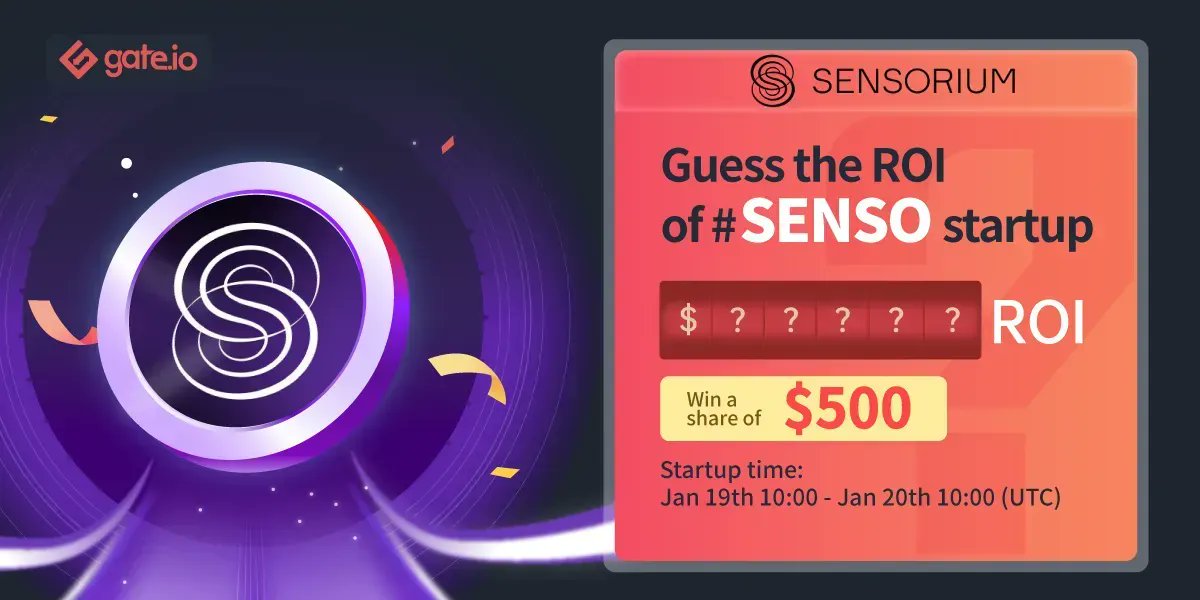 🤔Gate.io Guess the $SENSO #ROI🤔 <a href="/SensoToken/">SENSO Token✨</a>

50 lucky users will receive $10 each🧧
💽Follow @gate_io
💽Like &amp; RT
💽Join: gate.io/en/startup/395…
 
#Gateio #Giveaway #Startup