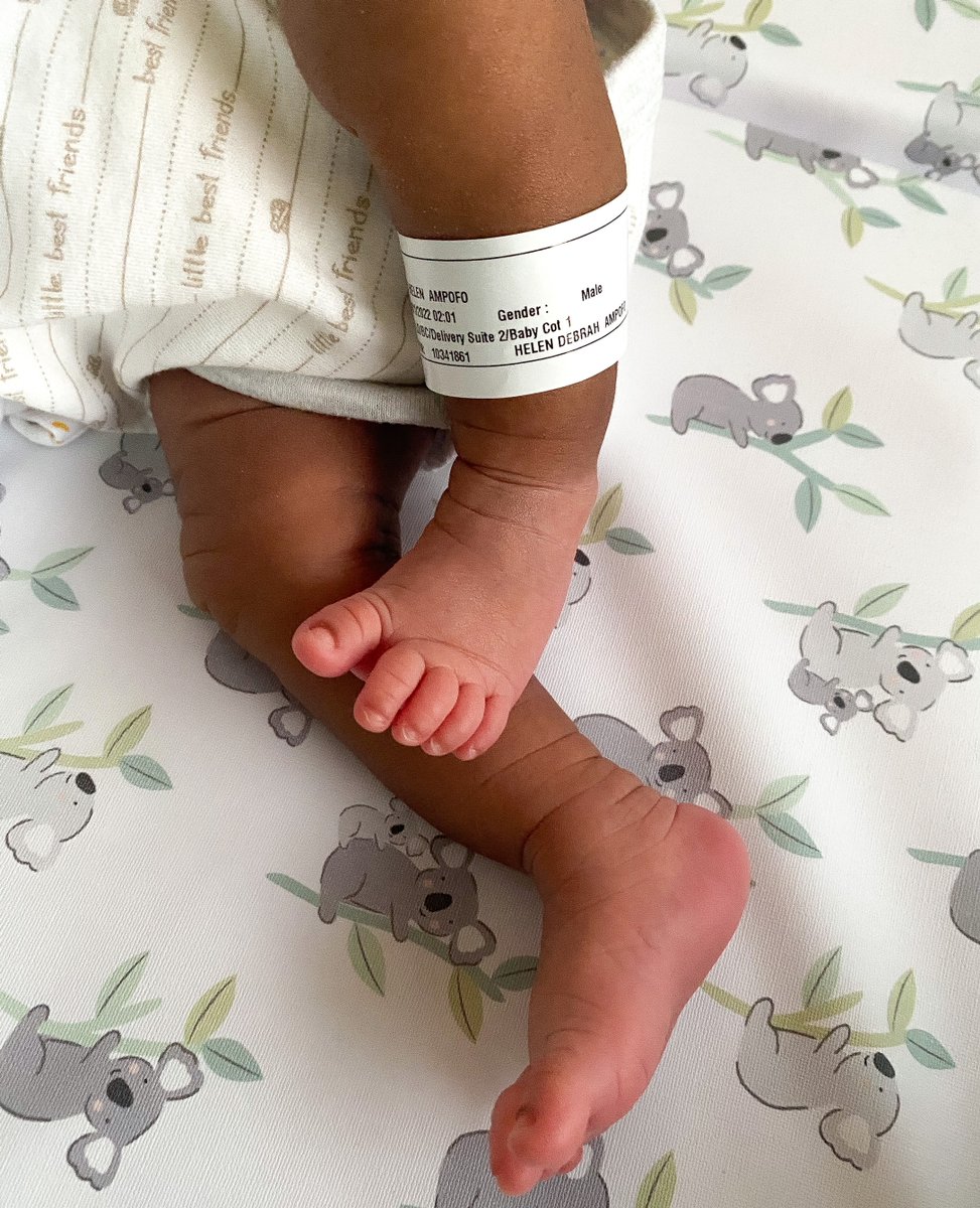 hdebrahampofo's tweet photo. He's here! Ruach Idris Kwaku Ampofo was born on Wednesday 5th January 2022 at 2.01am. Massimo and I are elated and so in love!
Who guessed boy correctly?
#expatmum #expatparents #babyboy #newmum #expatwoman #blackmumsupfront #blackmothersmatteruk #britishmums #mumzworld https://t.co/PZumDYuDQN