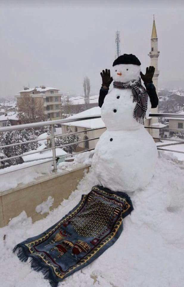 Uzun süredir kar görmediğimiz için böyle bir şey yaptık 
#Mardin