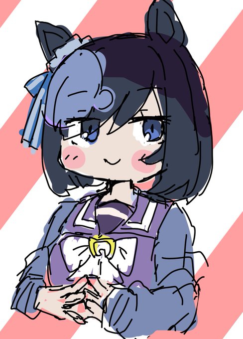 チューリングラブしてそうなエイシンフラッシュに色つけた。 