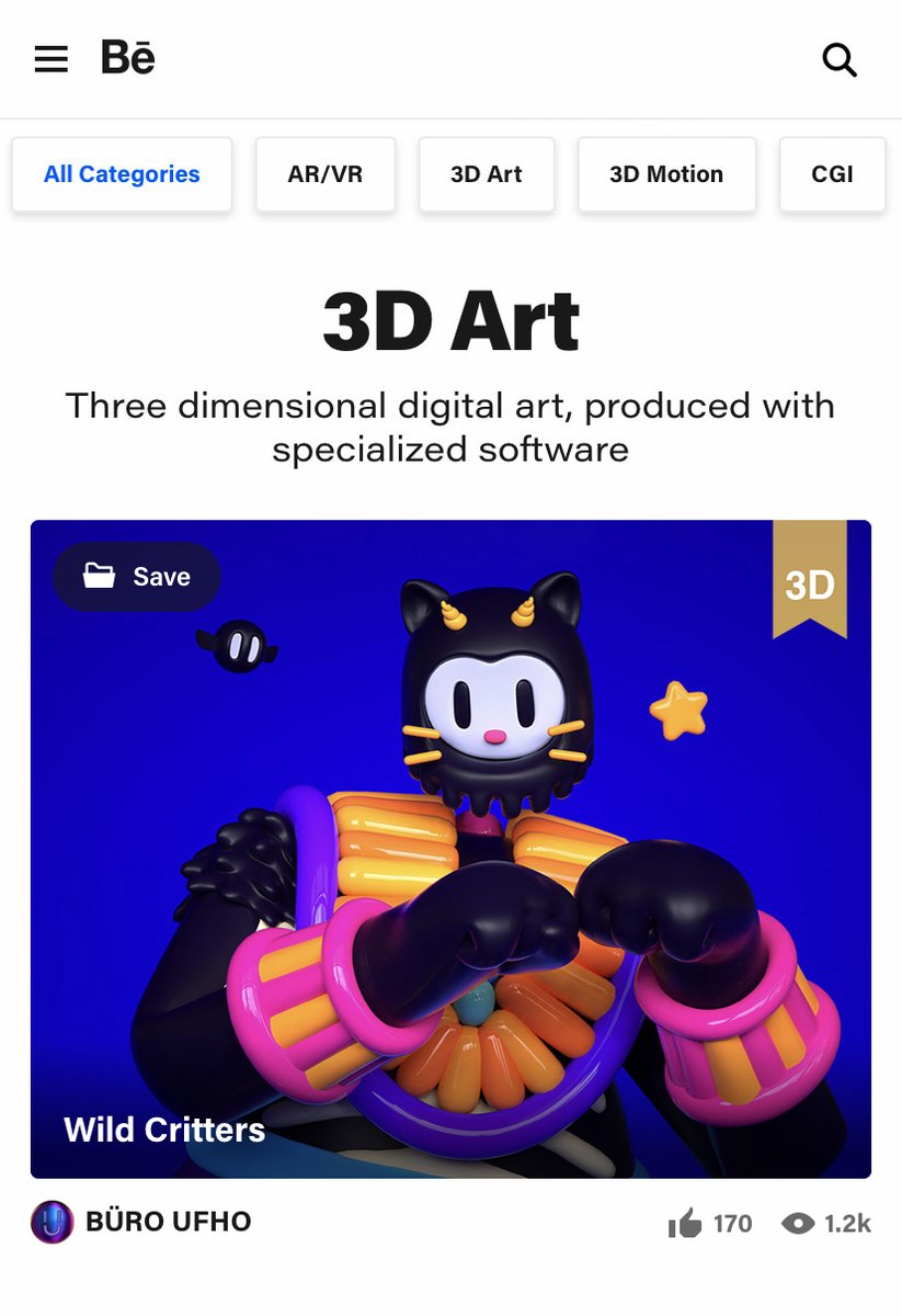 yanandjun's tweet photo. Thank you @Behance for featuring our project Wild Critters in the AR/VR category of 3D Art gallery. 🙏
Full project: https://t.co/AinADXoagD
#bestofbehance #3d #AR #VR https://t.co/FDrllR0rfX