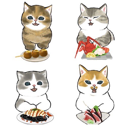 no humans cat animal focus white background food simple background looking at viewer  illustration images