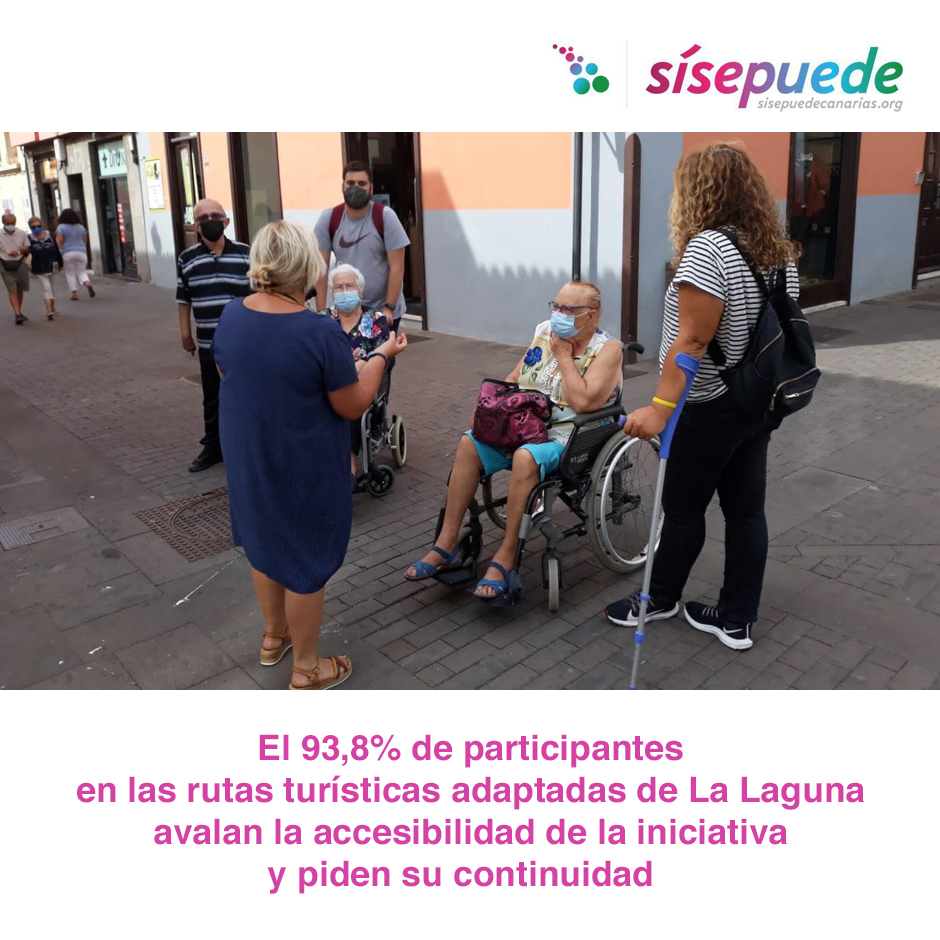 SisepuedeAguere's tweet photo. El 93,8% de las participantes con #discapacidad en el programa de rutas turísticas guiadas #SintiendoMiCiudad han avalado la #accesibilidad de esta iniciativa y piden la continuidad del proyecto con  programaciones anuales.

#Sísepuede 

Más info: https://t.co/8hGsC57hlg https://t.co/EvHMXGHCxx
