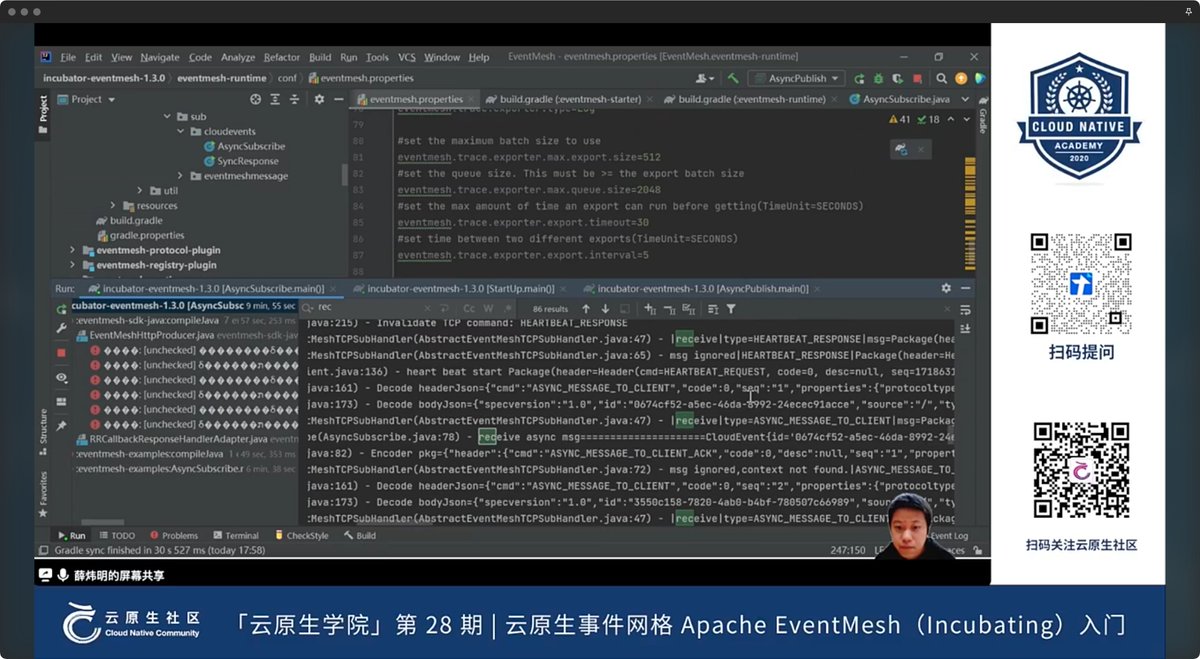 CloudNativeCN's tweet photo. #Apache #EventMesh(incubating) getting started https://t.co/JH9A9Bin12 https://t.co/w0Ze0zDq5e