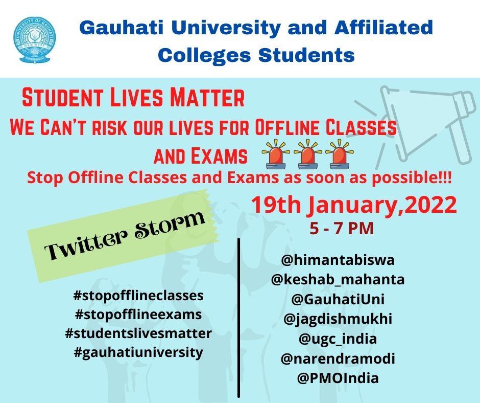himakhi_deka's tweet photo. #stopofflineclasses
#stopofflineexams
#studentslivesmatter
#gauhatiuniversity
@himantabiswa
@keshab_mahanta
@GauhatiUni
@jagdishmukhi
@ugc_india
@narendramodi
@PMOIndia https://t.co/A24suJ0aZv