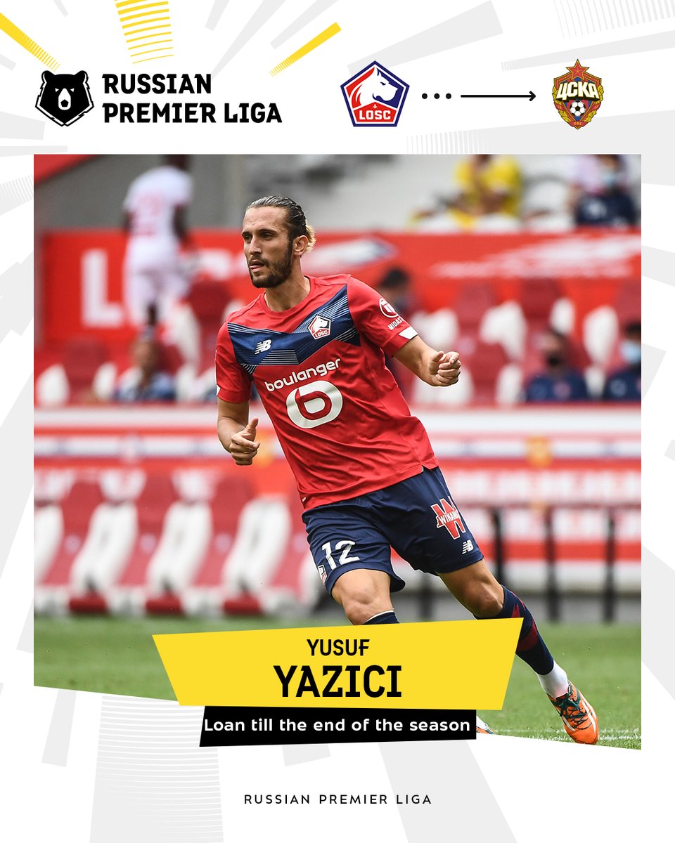 premierliga_en's tweet photo. CSKA loaned Turkish midfielder Yusuf Yazici from FC Lille 🇹🇷

#RPL #RPLTransfer #CSKA https://t.co/wQPByXqAOc