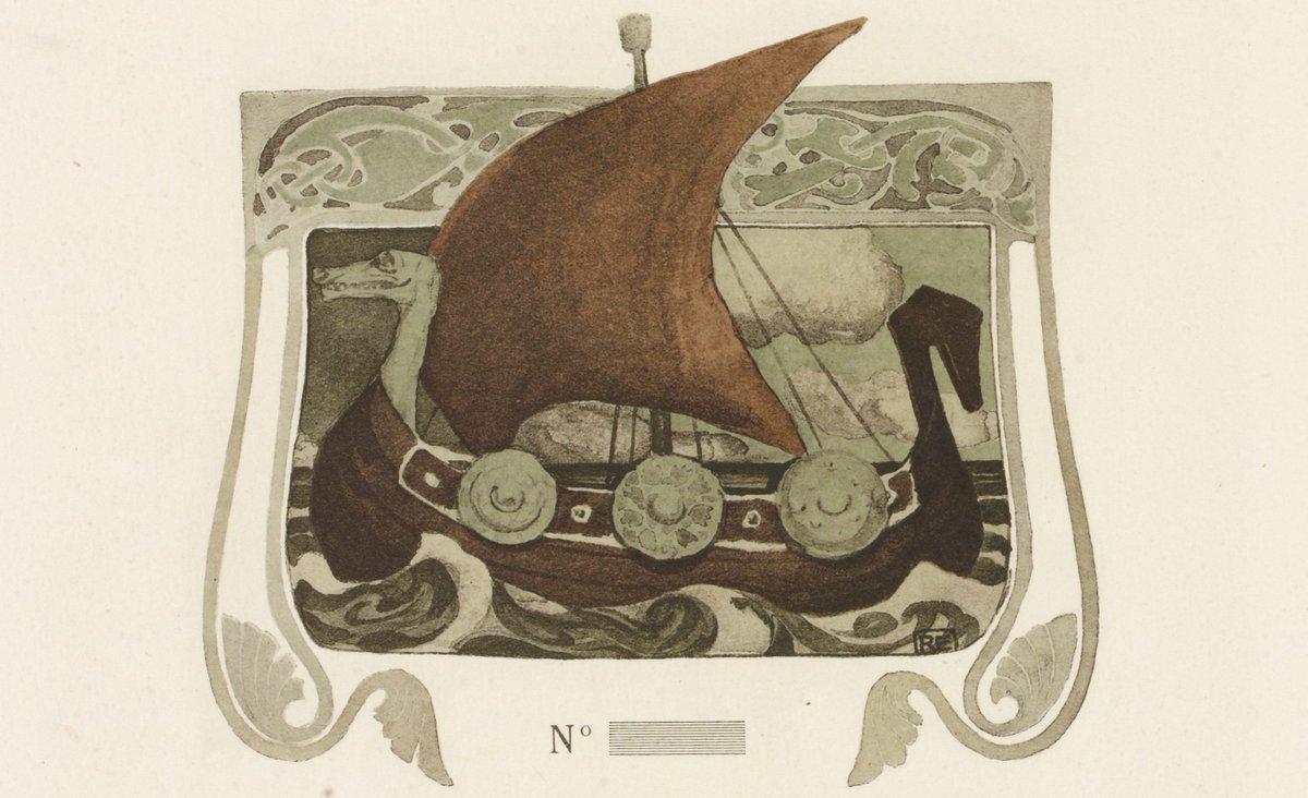 GallicaBnF's tweet photo. Rêverie médiévalisante au programme aujourd'hui sur Gallica, avec la tragédie amoureuse du chevalier Tristan et de la princesse Iseut dans une version de 1900 richement illustrée par Robert Engels :
=> https://t.co/mQNLez4Kiv https://t.co/7VK60vtAeM