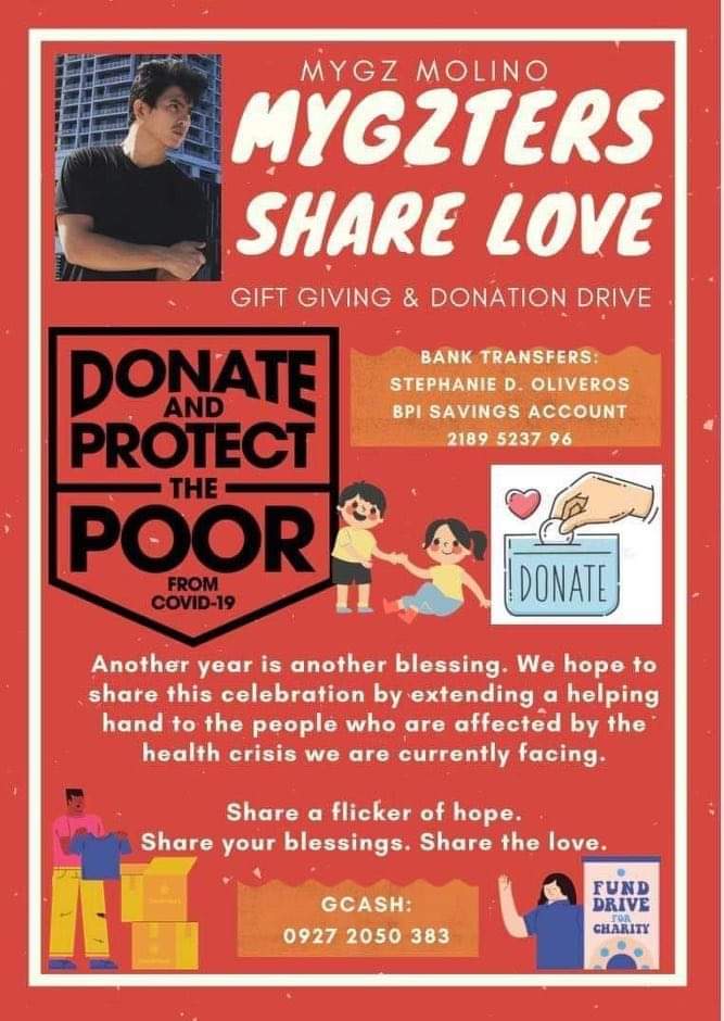 LinaNaez1's tweet photo. There is a saying that "It is better to give than to receive"...join us as we will share a love and blessings to those who are in need...

#MygMolino  I Mygzters https://t.co/uQoKFB9C9R