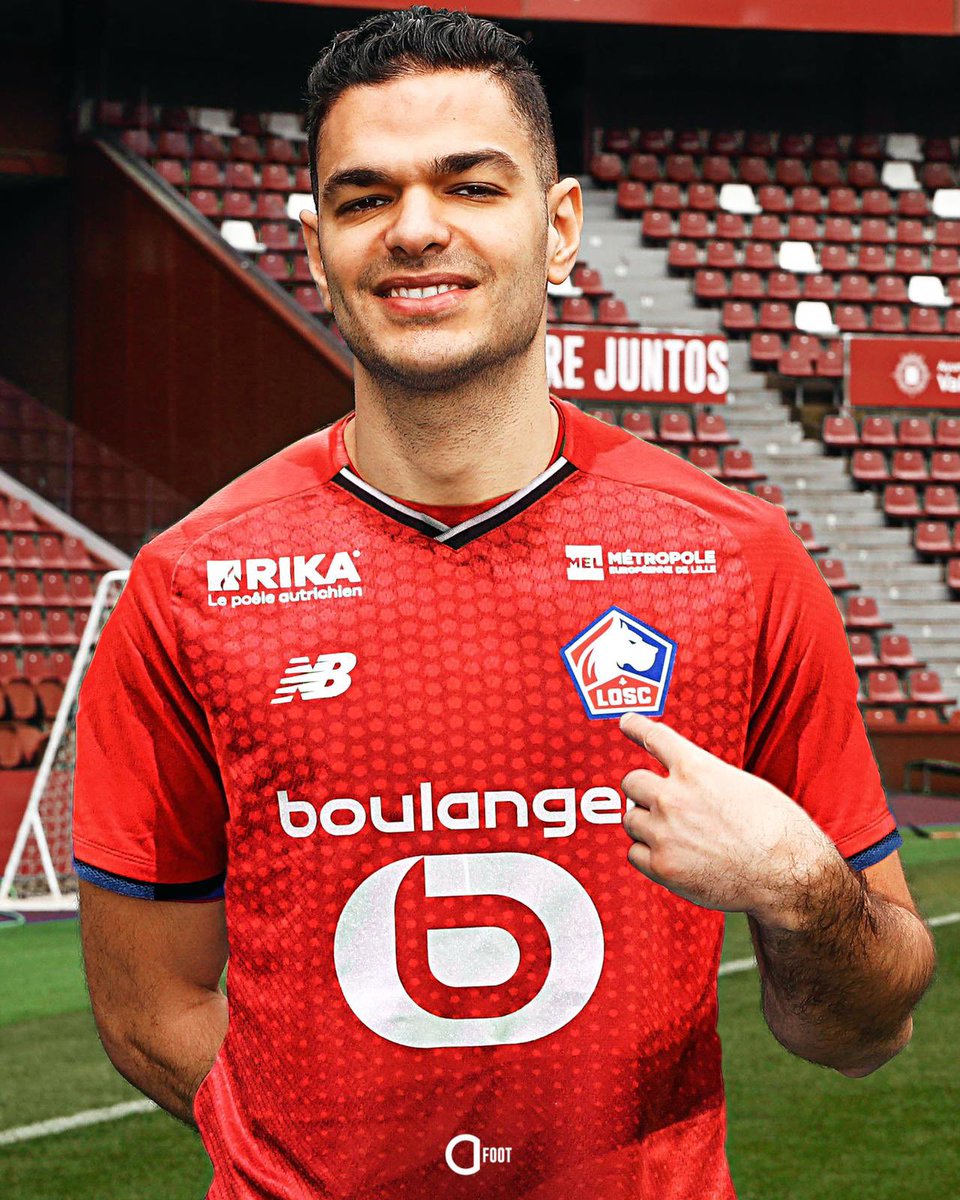 ActuFoot_'s tweet photo. 🔴 OFFICIEL ! Hatem Ben Arfa signe au LOSC ! ❤️🤍 https://t.co/I84zLlVTP9