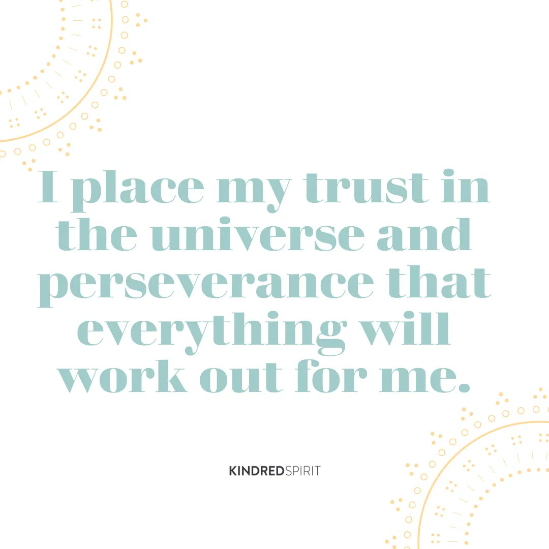 kindredspirithq's tweet photo. 😍 Midweek Affirmation 😍
When Wednesday rolls around, so does our midweek affirmation!
'I place my trust in the universe and perseverance that everything will work out for me'.
#kindredspirit #kindredspiritmagazine #midweekaffirmation #newyearaffirmation #affirmations #loa https://t.co/72Enm3J8sR