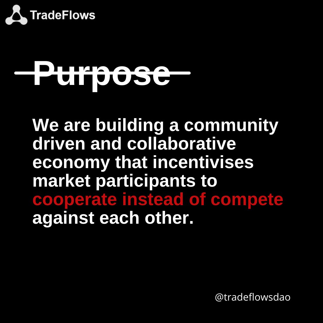 TradeFlowsGroup's tweet photo. 1/ Our belief is that the journey to optimal societal growth is achieved through #cooperation, #transparency and the #sharing of #knowledge instead of the opposite.
#DeFi #web3 #DAOs #blockchain #crypto #TradeFlows https://t.co/rEnPJ7LNMv