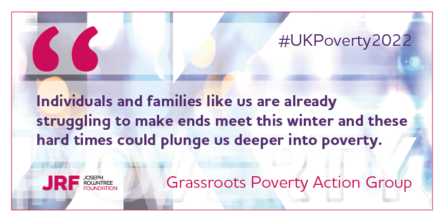 jrf_uk's tweet photo. Our #UKPoverty2022 report paints a picture of better prospects for some, but for others poverty is proving deep and persistent. 

We must turn back the tide and offer security for the many people experiencing hardship across the UK.

Read the report here: https://t.co/NPFljIA21U https://t.co/amO7BUZeAX