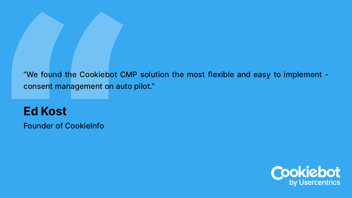 Cookiebot tweet media