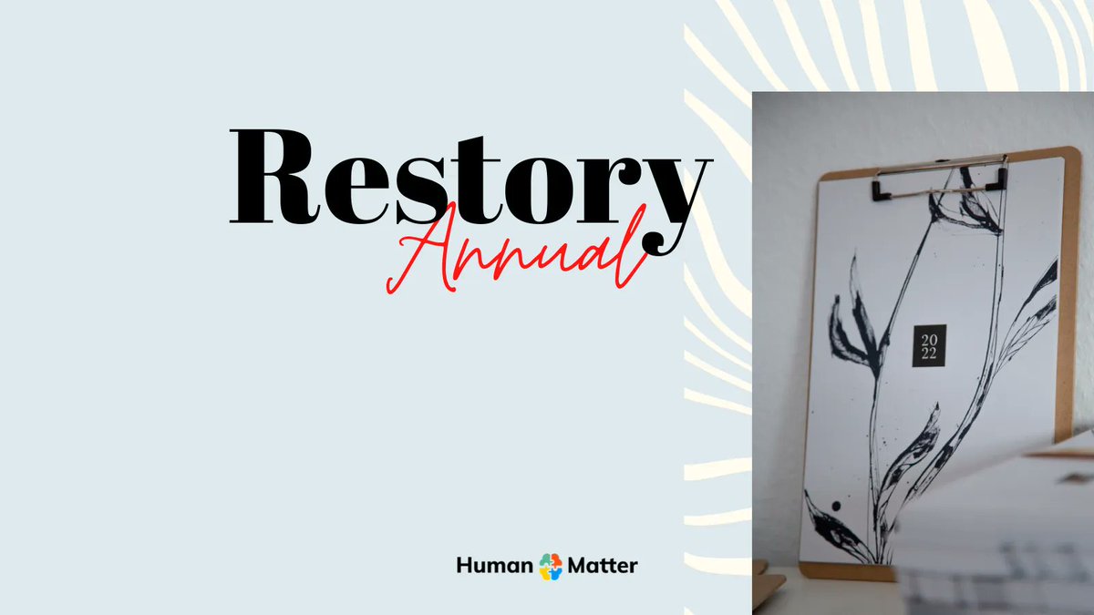 HumanMatterLabs's tweet photo. You probably know by now that New year resolutions don't work. 

What will work is New Year reflections! 
January is a great time to do Annual Reflection and kickstart your journaling practice.

Try Restory//Annual//. 
https://t.co/0uzuTpyRfQ https://t.co/159rsWVP5e