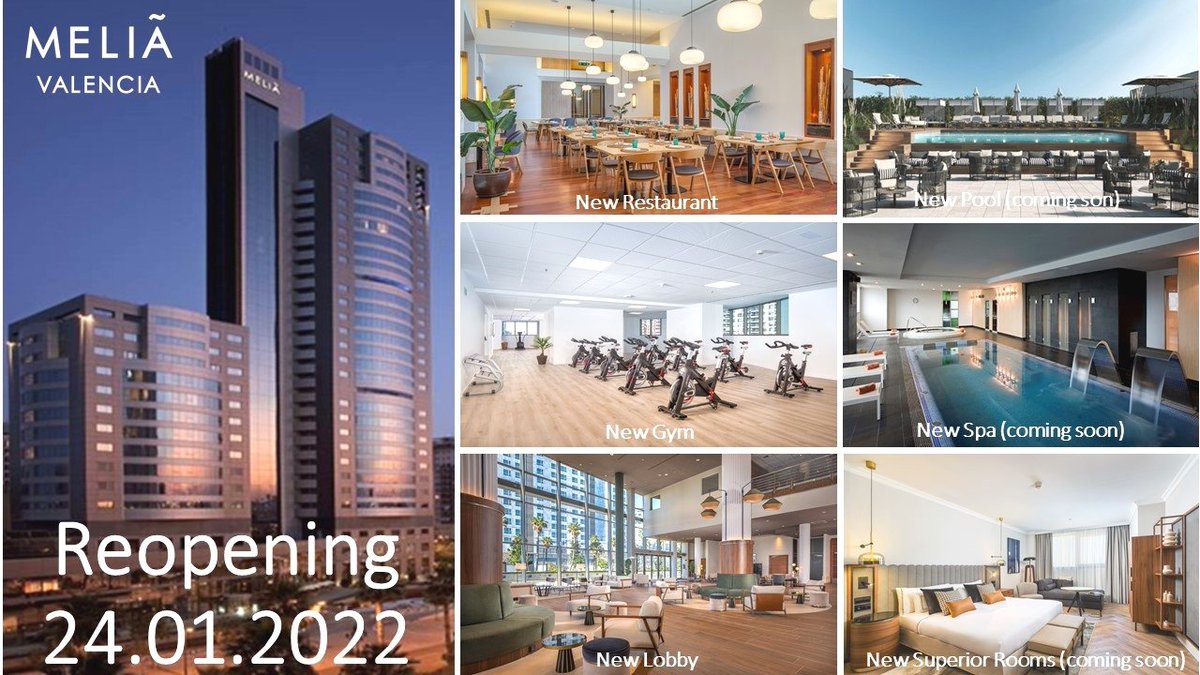 Estamos de vuelta!!! We are back 💪
Reapertura / Reopening

24.01.2022

<a href="/melia_valencia/">Meliá Valencia</a> <a href="/MeliaHotelsInt/">Meliá Hotels International</a> <a href="/MeliaHtlResorts/">Melia Hotels</a> #WeAreMelia #mice #bisinesstravel #Valencia #hotels #bleisure #Spain