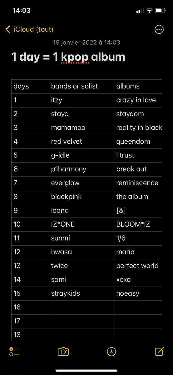 effortlesslyxag's tweet image. salut !! je me suis lancé un défi en gros j’aimerais écouter un album,ep ou mini album de kpop (ou krnb) tout les jours pendant 1ans car je commence à aimer de plus en plus donc vous pouvez me dire en commentaire vos propositions pour que je puisse les écouter! ♡ #kpop #krnb