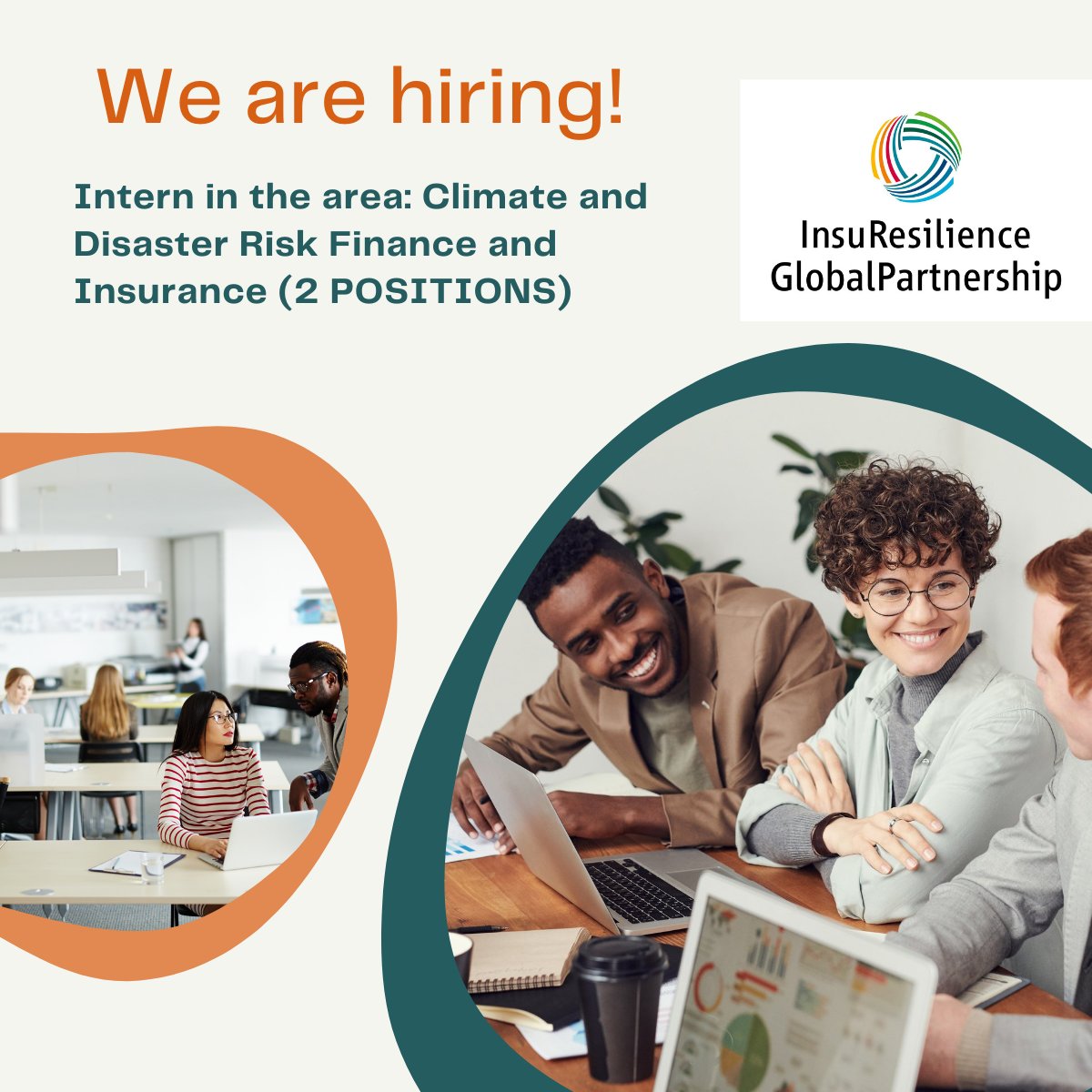 InsuResilience's tweet photo. Are you a student looking for an exciting #internship opportunity? 
Apply now for a chance to join our dynamic team and work on #climate disaster risk finance!
📝Opening 1 https://t.co/ZBJQugS26G 📅 Deadline: 25.Jan
📝Opening 2 https://t.co/mR2Jf7ybpr 📅 Deadline: 24.Jan https://t.co/I2L2dpNkDD