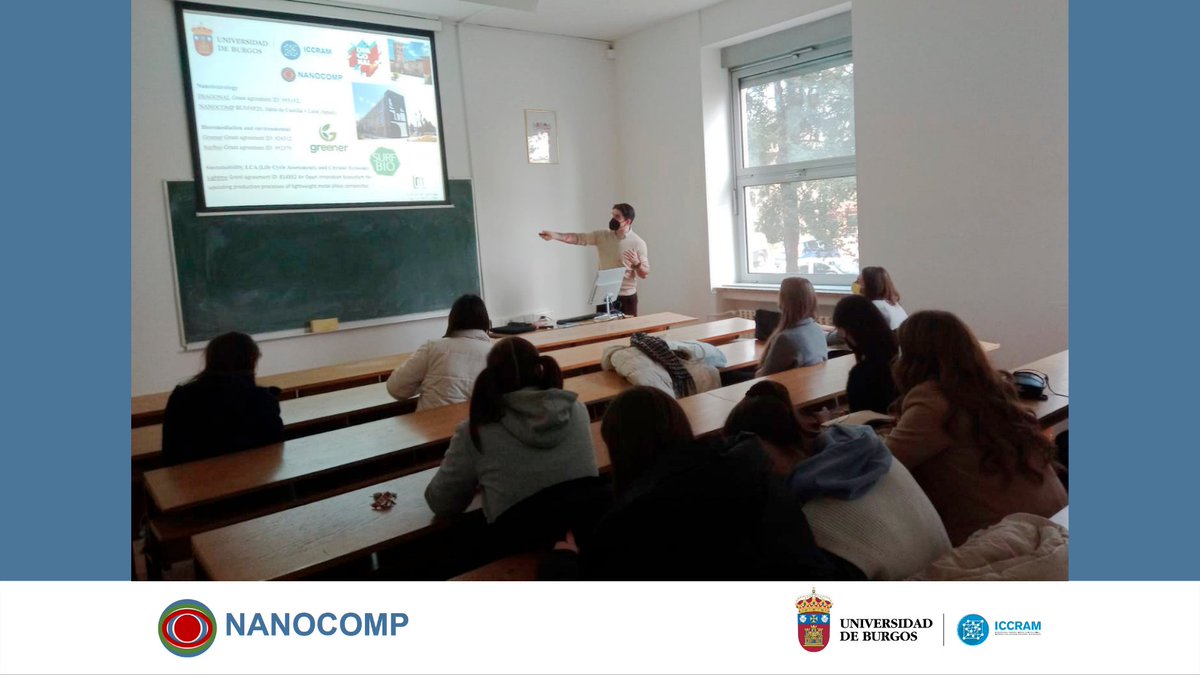 ICCRAM_UBU's tweet photo. ✈️🇭🇷 Our colleague Juanjo González has explained the #Nanocomp project at the Faculty of Agriculture of the University of Zagreb (Croatia), as well as its connection with other projects we are working on at ICCRAM. https://t.co/qkyBexEA2u