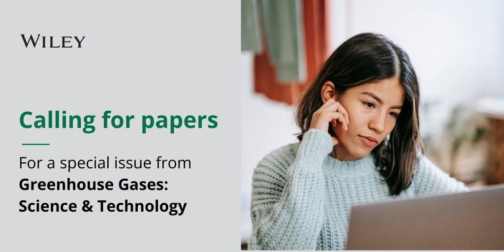 Calling for papers 📢

Greenhouse Gases: Science &amp; Technology is calling for submissions for a #SpecialIssue on "Negative Emission Technologies." 

Click here for more information: ow.ly/24K050HxyrK