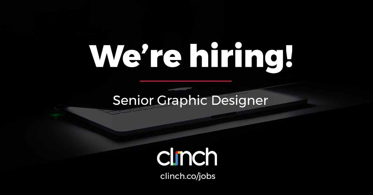Clinch_USA's tweet photo. We're looking for a multidisciplinary graphic designer to support our marketing team! Learn more: https://t.co/2RCvvLKiwj #personalizationeverywhere #jobsintech https://t.co/v9DrZPY284