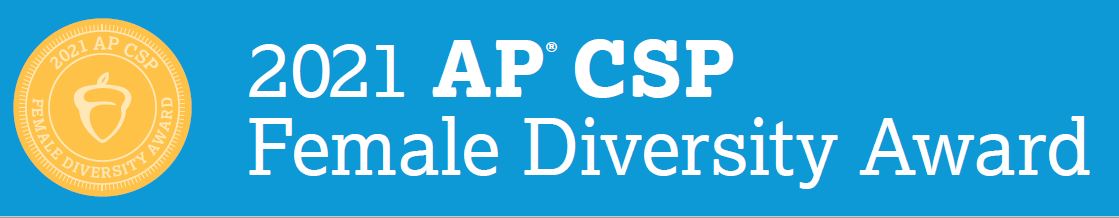 NHPrincipal's tweet photo. Happy to announce that NHHS  has earned the College Board's AP® Computer Science Female Diversity Award for expanding young women's access to AP Computer Science Principles (CSP).   We had above 50% female representation in AP Computer Science A in 2021. https://t.co/kgN4UTe9yj