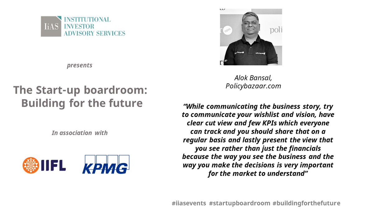 IiASAdvisory's tweet photo. Alok Bansal at IiAS' virtual conference
#startupindia #Governance #startupboardroom #iiasevents #buildingforthefuture #future #india #building #investors https://t.co/9zVu3TOrYh