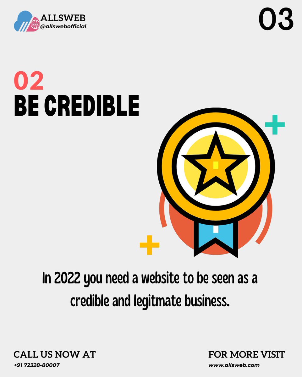 allswebtech's tweet photo. Why Every Business Needs A Website?

If you understood why every business needs a website then contact us to get one for your business:
Ph: 91 72328-80007
Website: https://t.co/XBs2ftNGpy

#website #webdesign #design #websitedesign #marketing #digitalmarketing #seo #webdevelop https://t.co/aJqVqX43lh